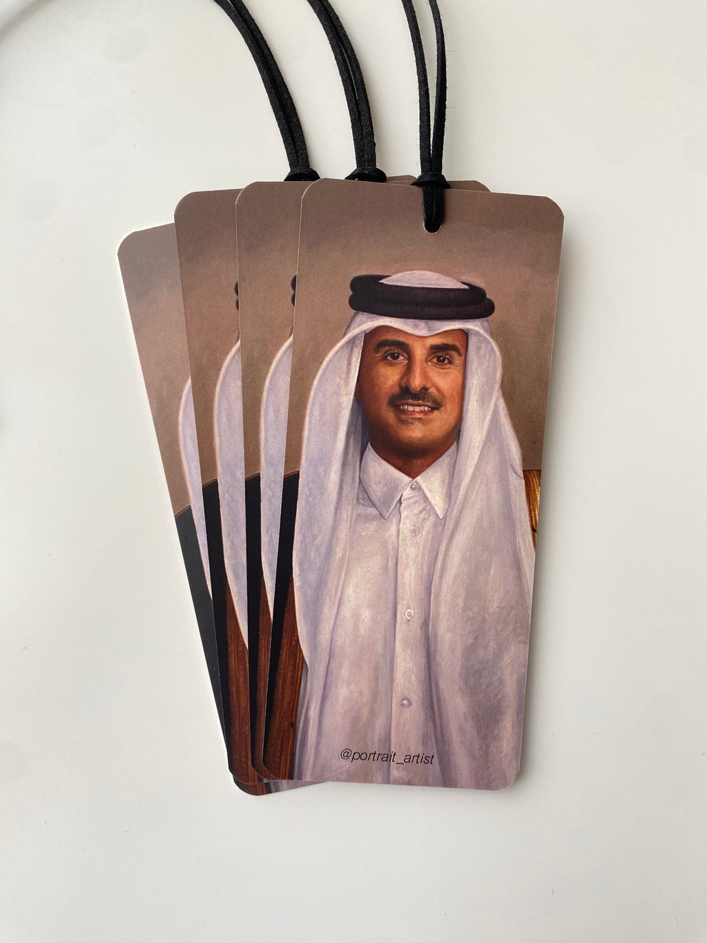 4 H.H Shaikh Tamim Book Mark or Car Accessories