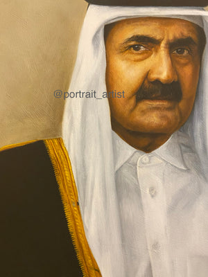 Print The Emir & The Emir Father Painting