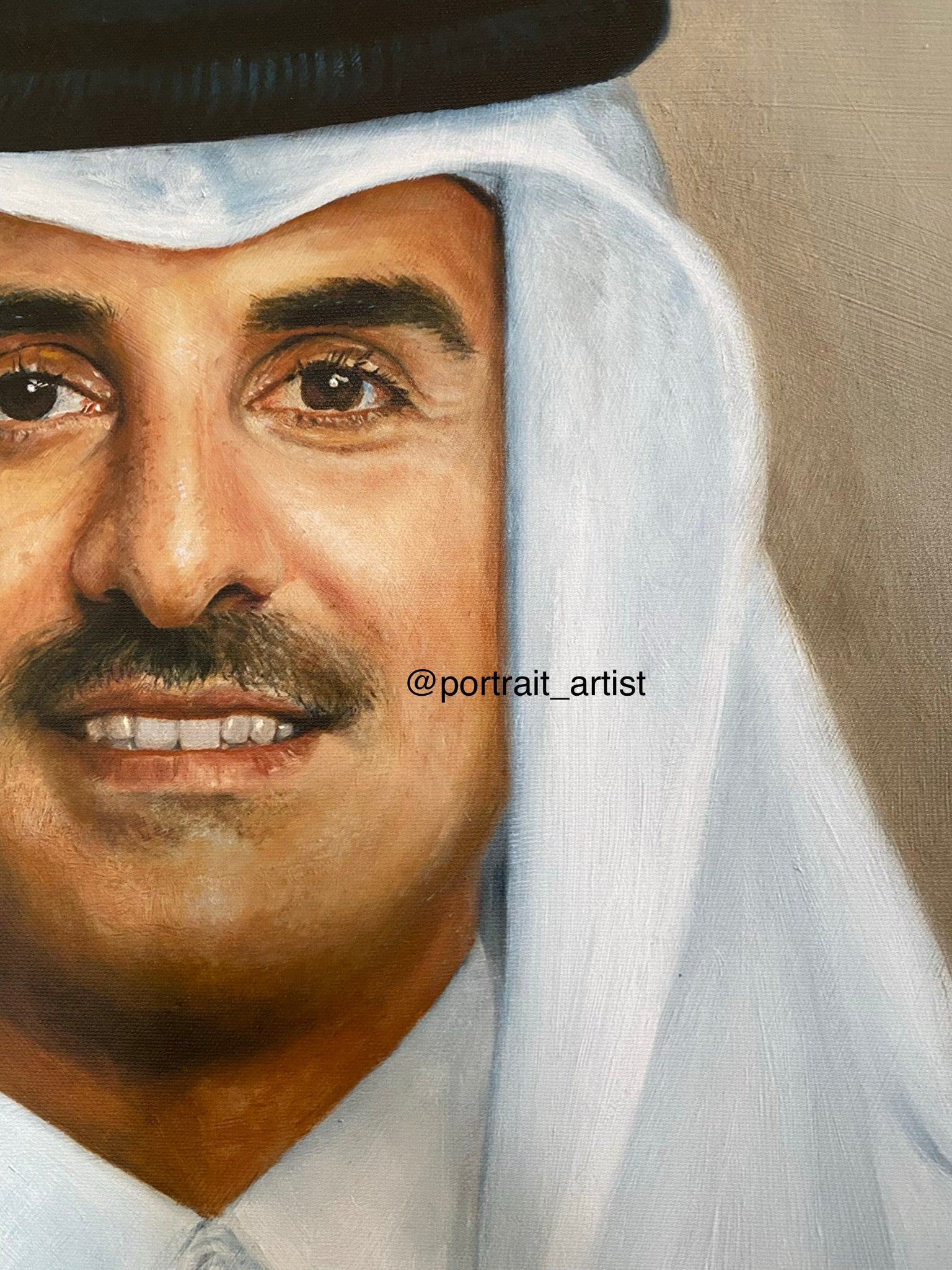 Print The Emir & The Emir Father Painting