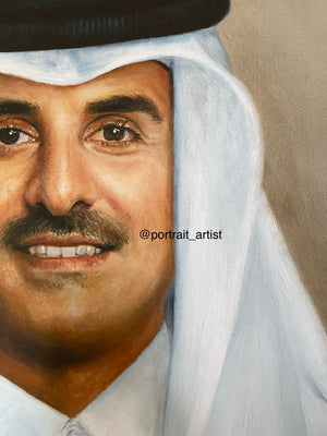 Print The Emir & The Emir Father Painting