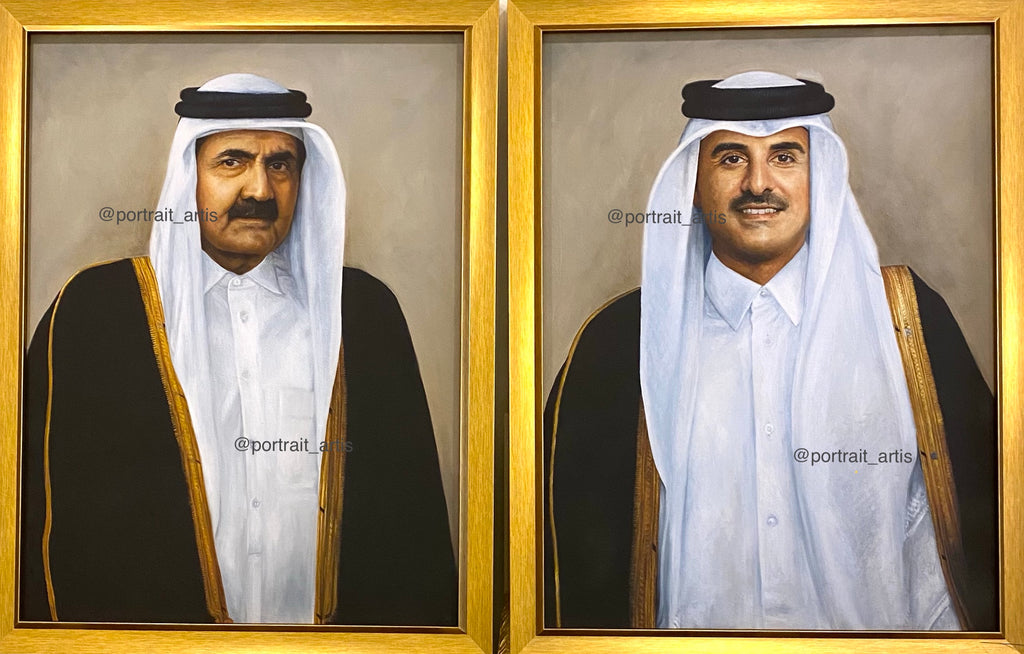 Print The Emir & The Emir Father Painting